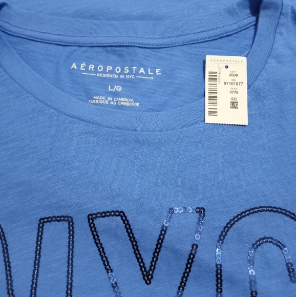 Aeropostale Graphic Tee Size Large NWT - Picture 4 of 4